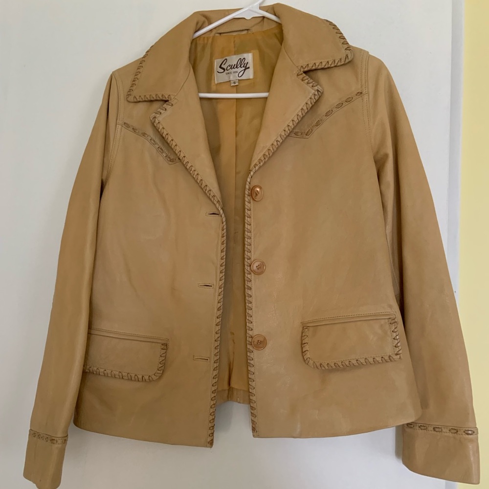 Scully Buckskin Leather Jacket Gem